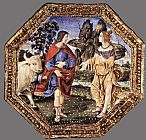 Bernardino Pinturicchio Ceiling decoration painting